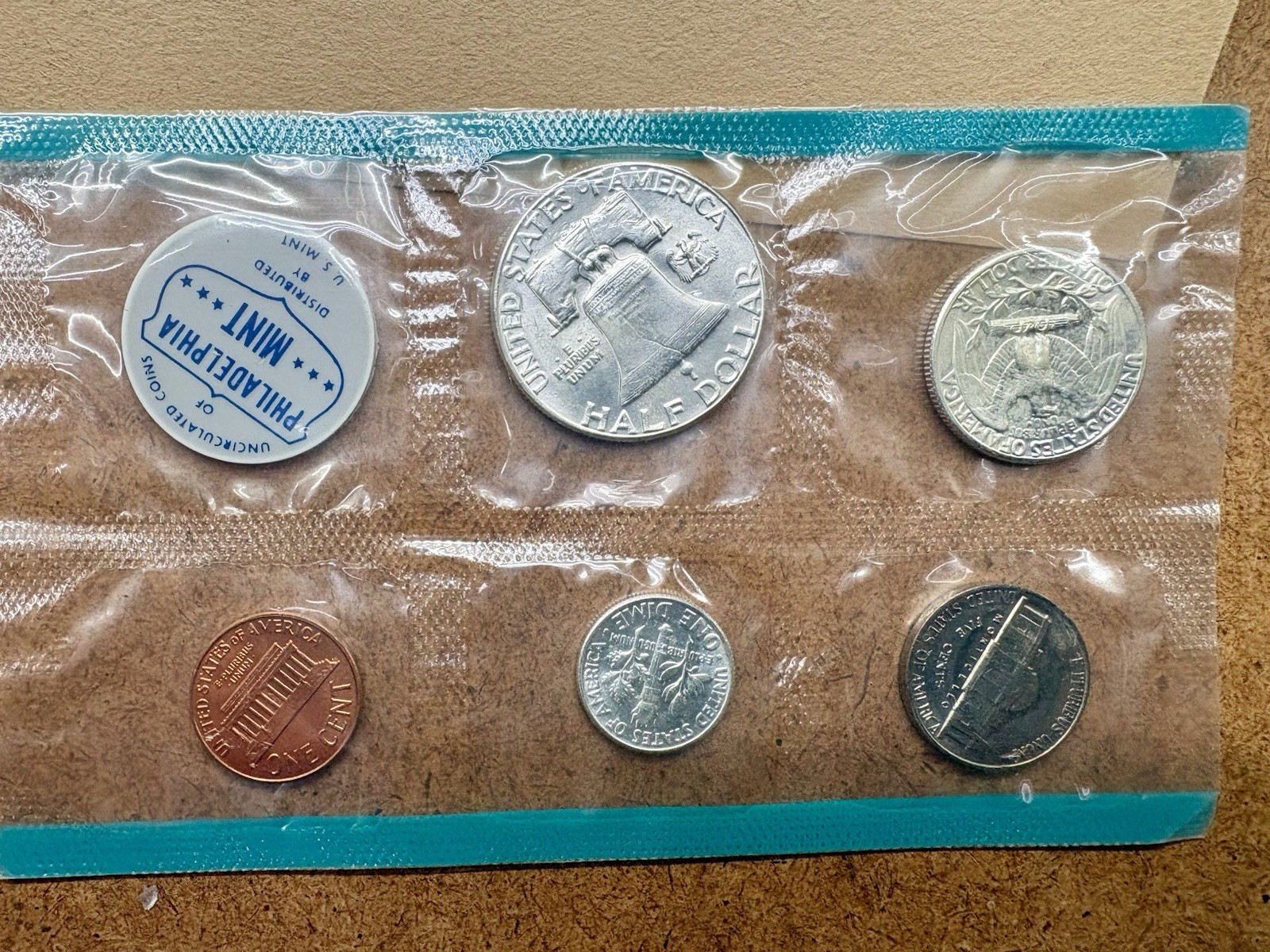 1963 Philadelphia & Denver Mint Set With Original Envelope