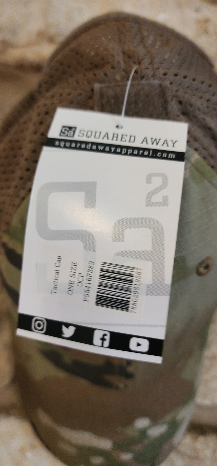 OCP TACTICAL CAP/ BRAND NEW WITH TAG/ONE SIZE FIT