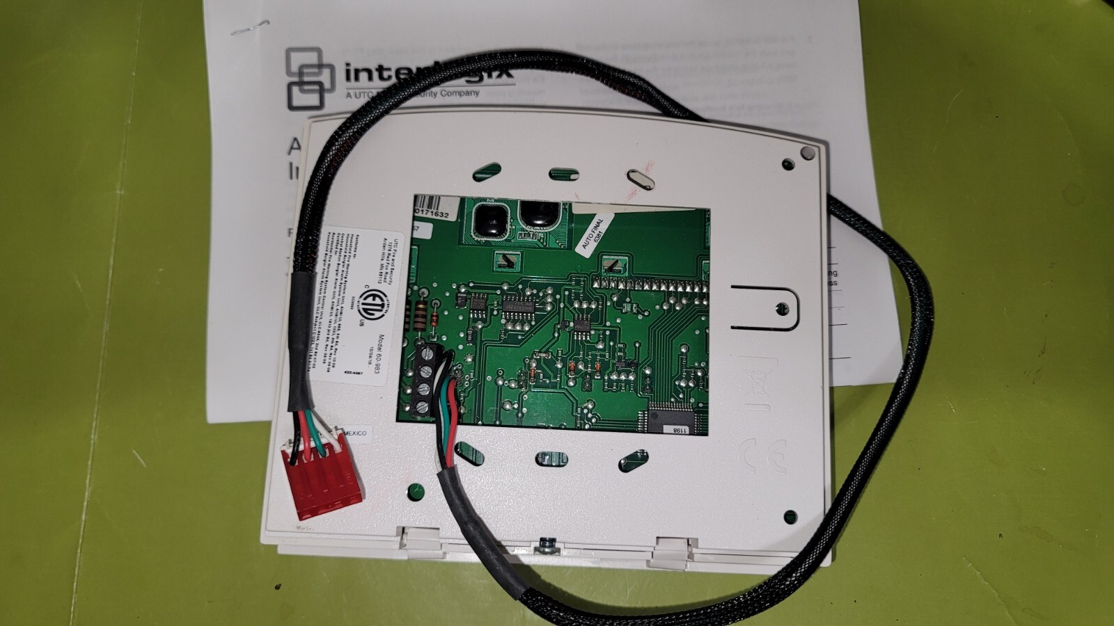 Interlogix GE Security Concord ATP1000 / 60-983 with 60-791 Programming Cable