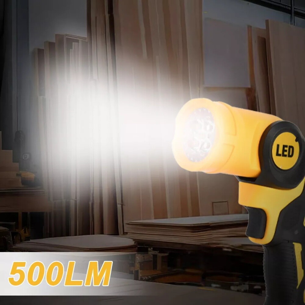2PCS LED Pivoting Flashlight Cordless Work Light For DeWALT LED 20V 20Volt MAX