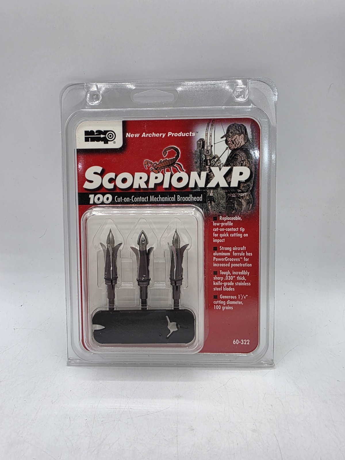 NAP Scorpion XP 100 Gr. 3 Broadheads Brand New