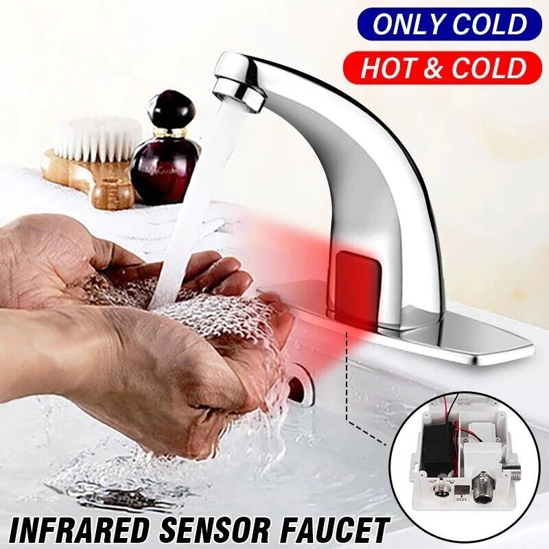 Smart Touchless Bathroom Faucet - Automatic Infrared Sensor Basin Sink Faucet