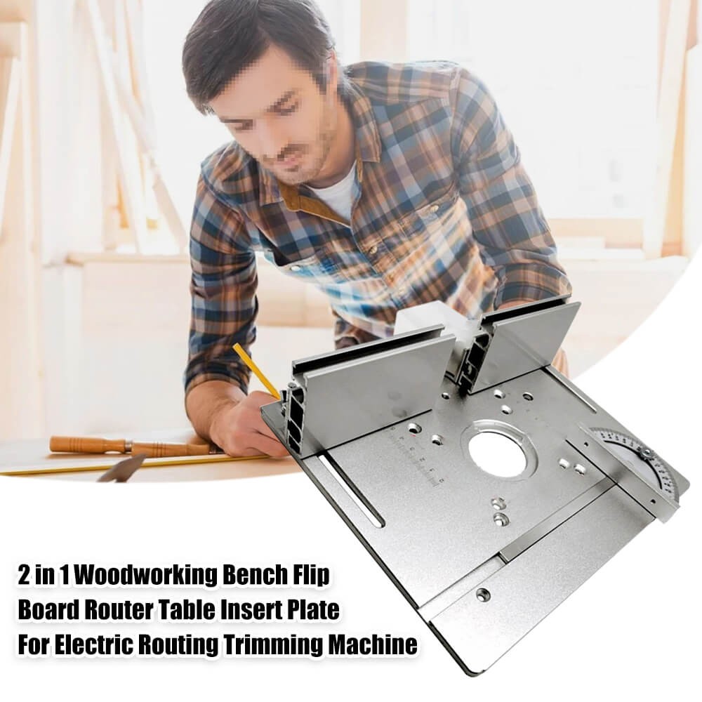 For Electric Trimming Machine Woodworking Bench Flip Board Router Table Plate