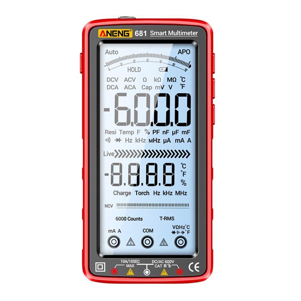 ANENG 683 682 681 Smart Digital Multimeter AC/DC Capacitance Meter Diode Tester