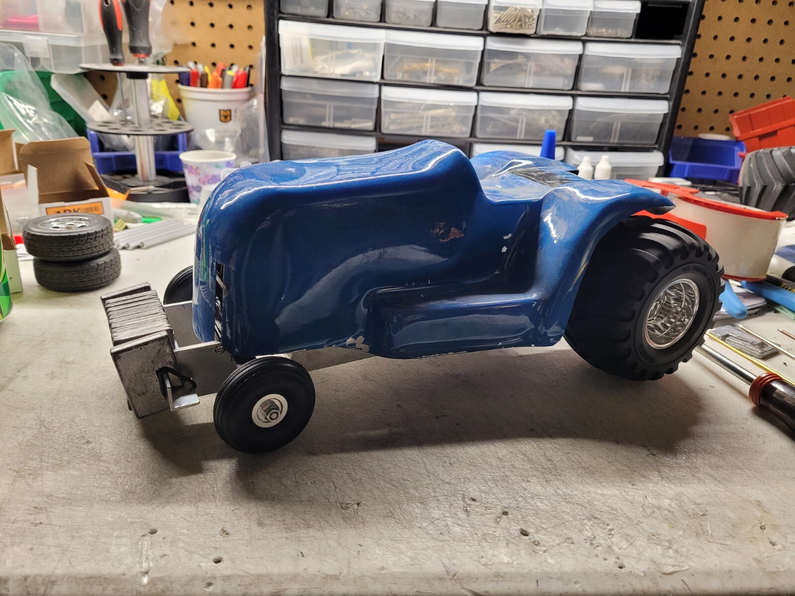 RH Designs Rc Pulling Garden Tractor