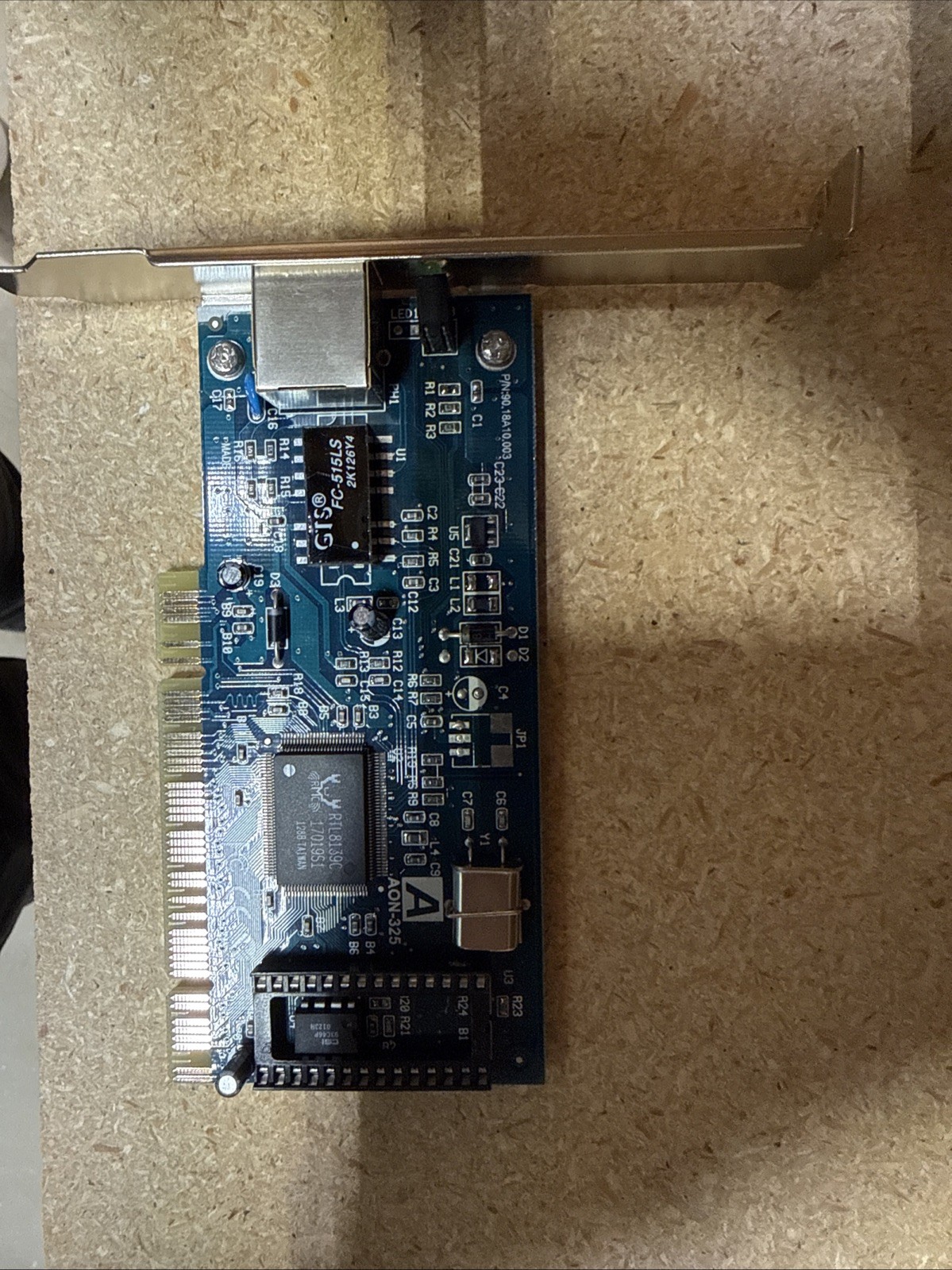 Realtek RTL8139C, VINTAGE ETHERNET CARD, PCI, 10/100Mbps, LAN028