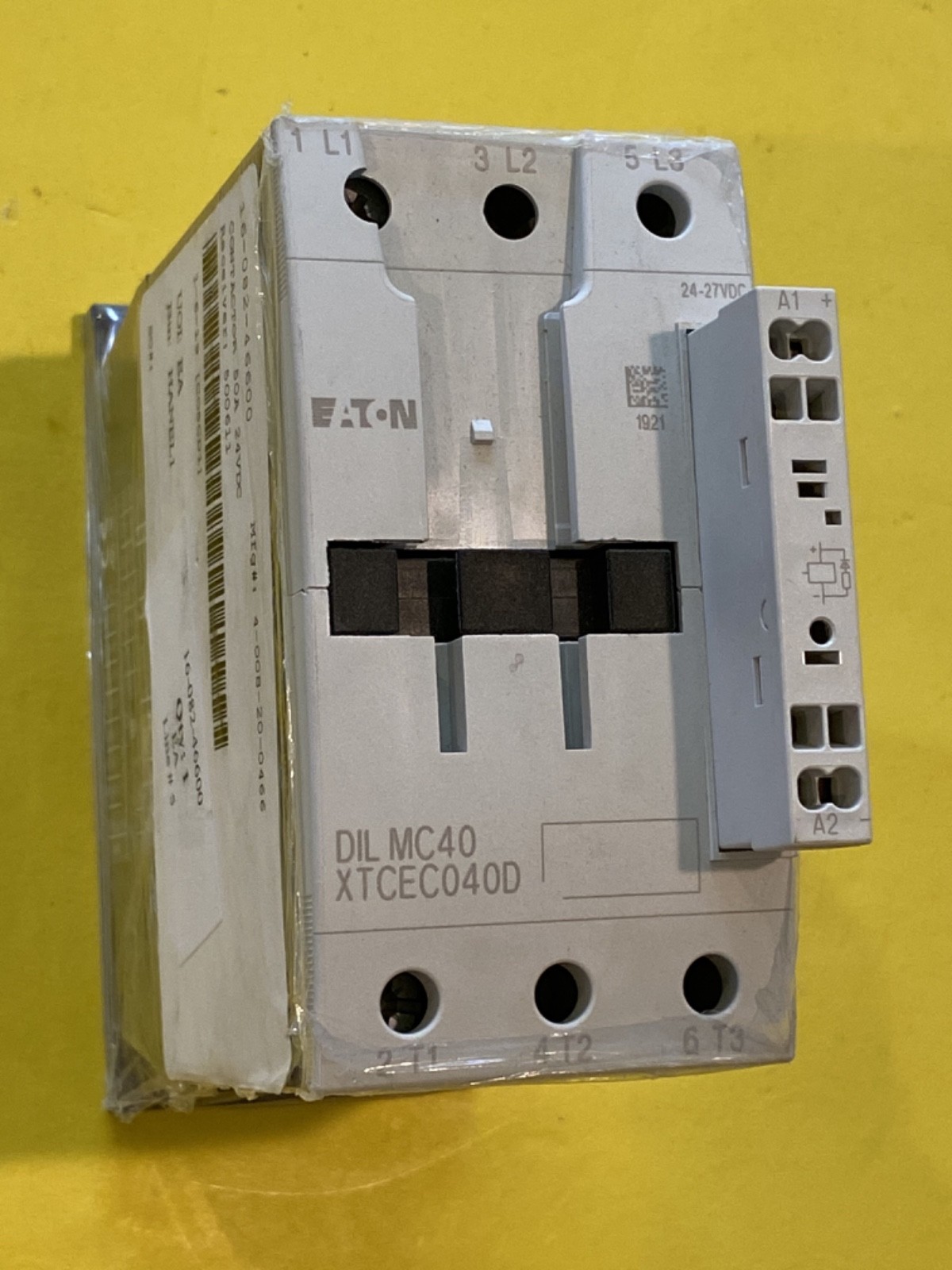 EATON DIL MC40 XTCE040D 24VDC 50A Contactor, very nice condition Free Shipping