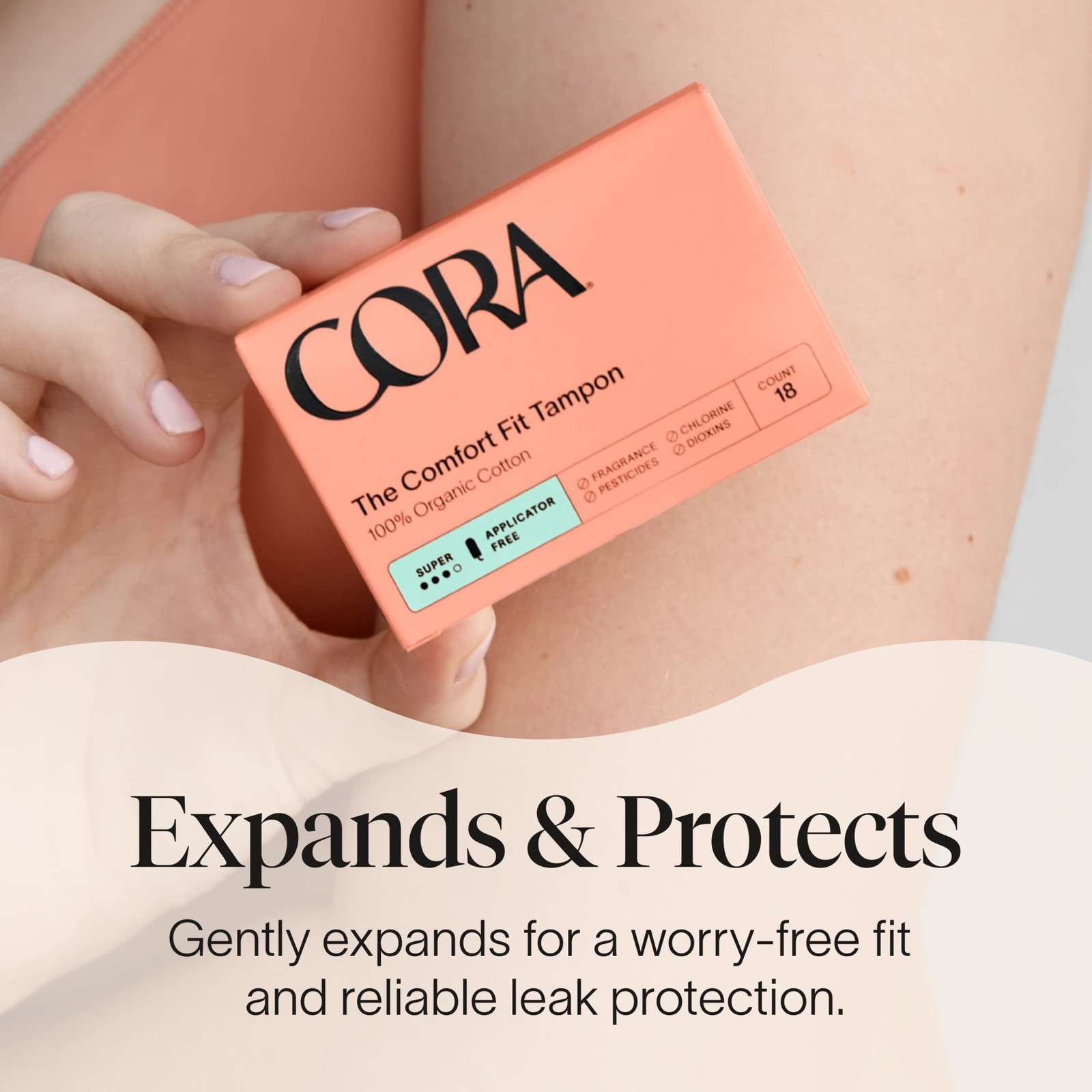 Cora Organic Non-Applicator Multipack (18 Regular, 18 Super, 18 Super Plus No...