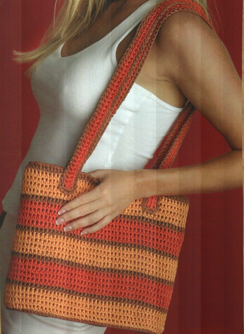 CASSIE HANDBAG TOTE PURSE CROCHET PATTERN INSTRUCTIONS