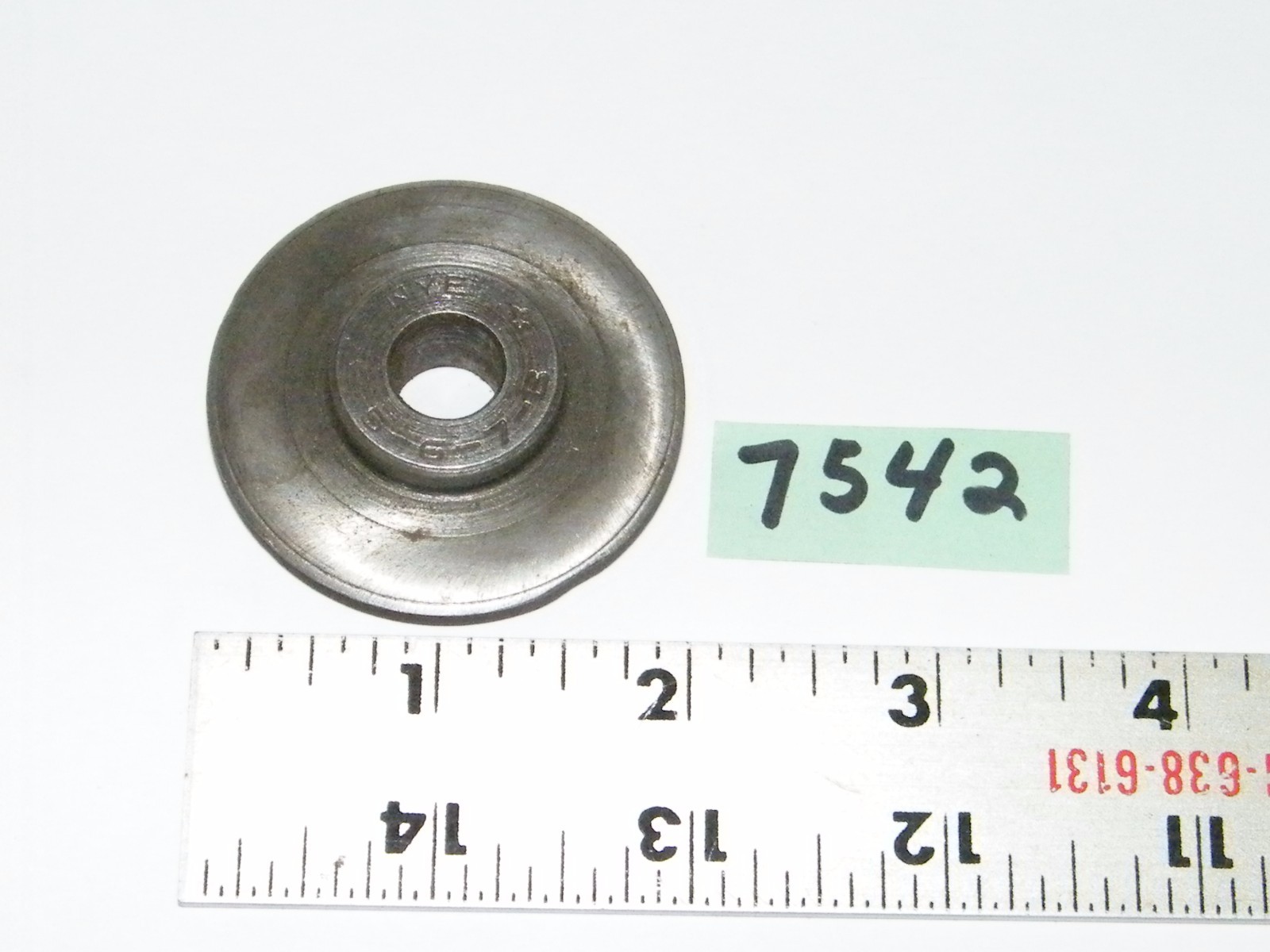New Old Stock Nye 5-6-7B Pipe Cutter Wheel 1 15/16 OD x 7/16 ID x 1/2 Thick