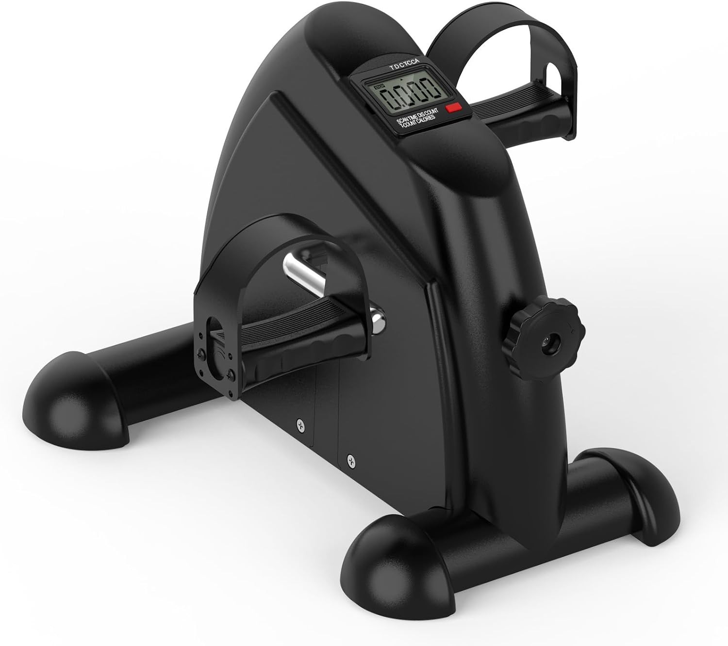FITKS360 Under Desk Elliptical Mini Exercise Bike Seated