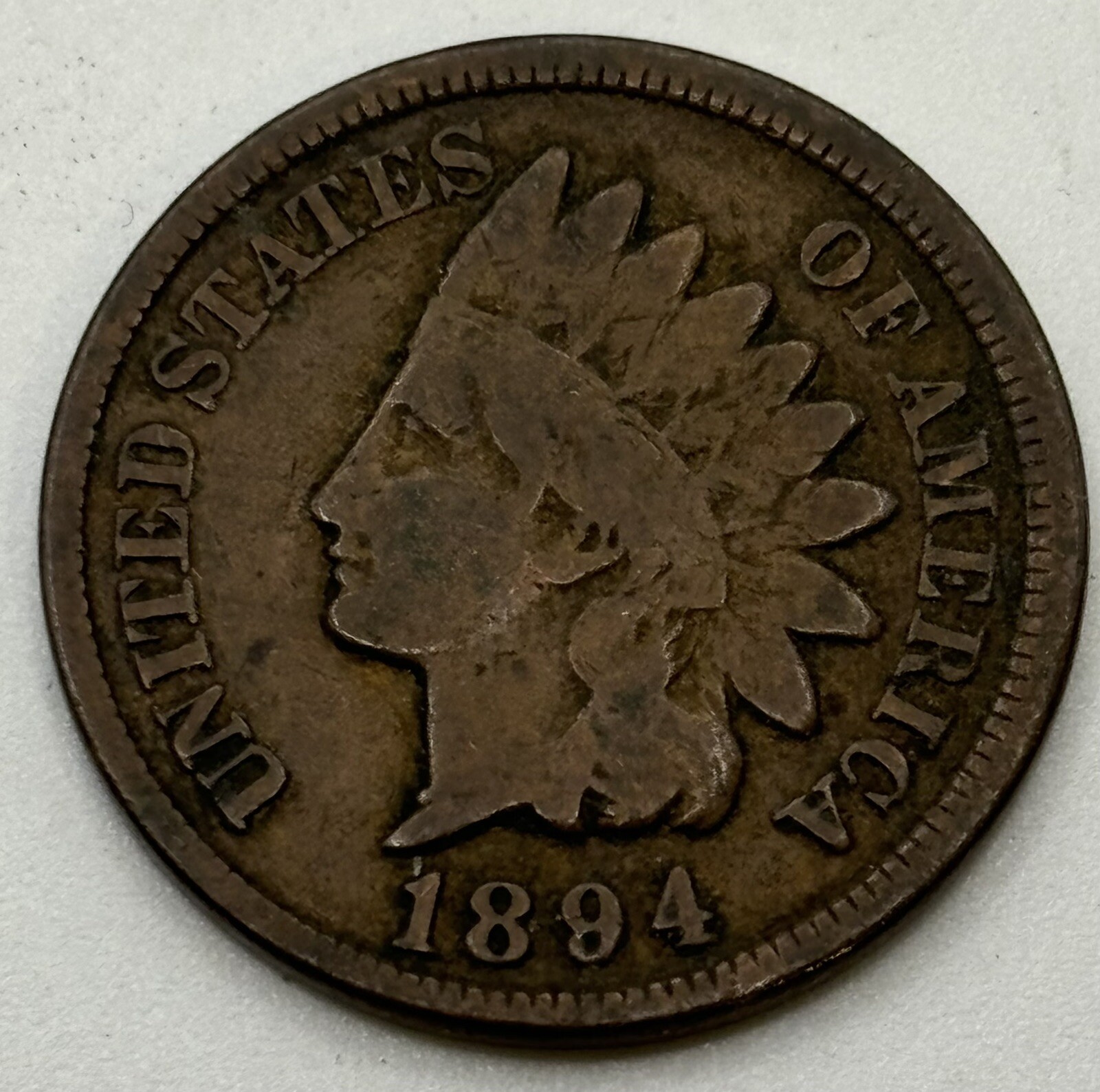 1894 Indian Head Cent Penny G/VG X-336