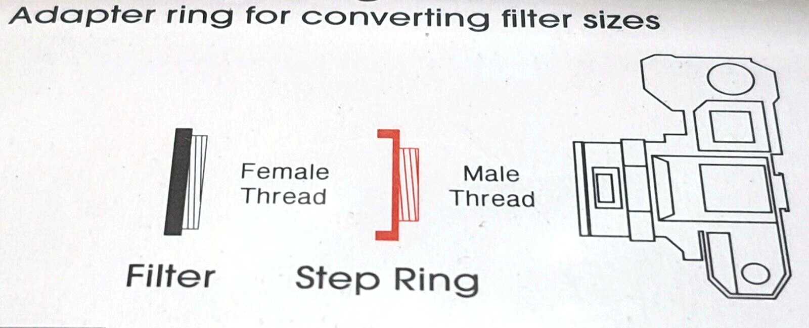 55-67mm Metal Step Up Lens Filter Converting Adapter Ring 55-67mm E55-E67 Japan