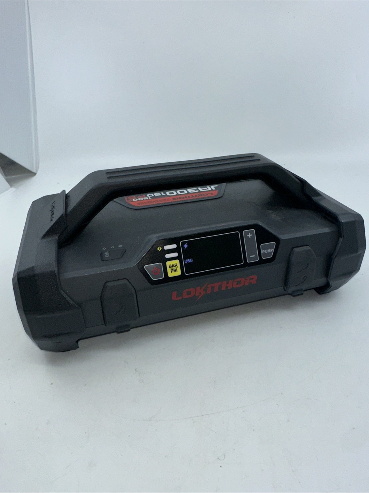 Lokithor 1500A 12-Volt Car Battery Jump Starter With Air Compressor Portable