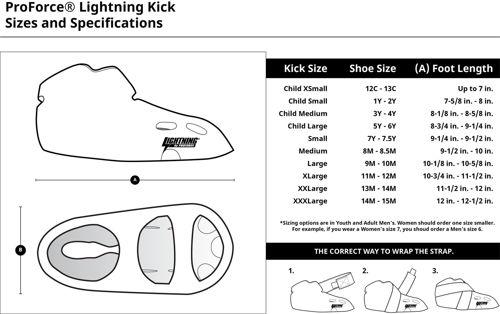 Force Lightning Kicks - BlackCh. Large | 5-6