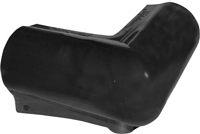 Taylor Made 90-Degree Vinyl Corner Bumper, 6"x6", Black #46016