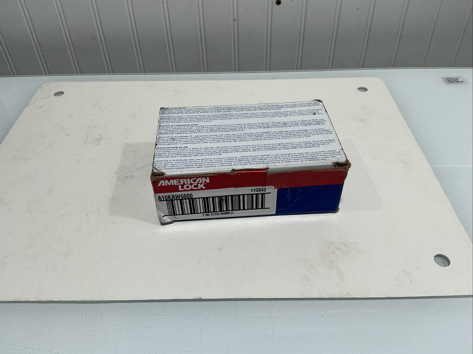 American Lock A10KAW6000 Key 11G043 Gray w/2 Keys (Qty 6)