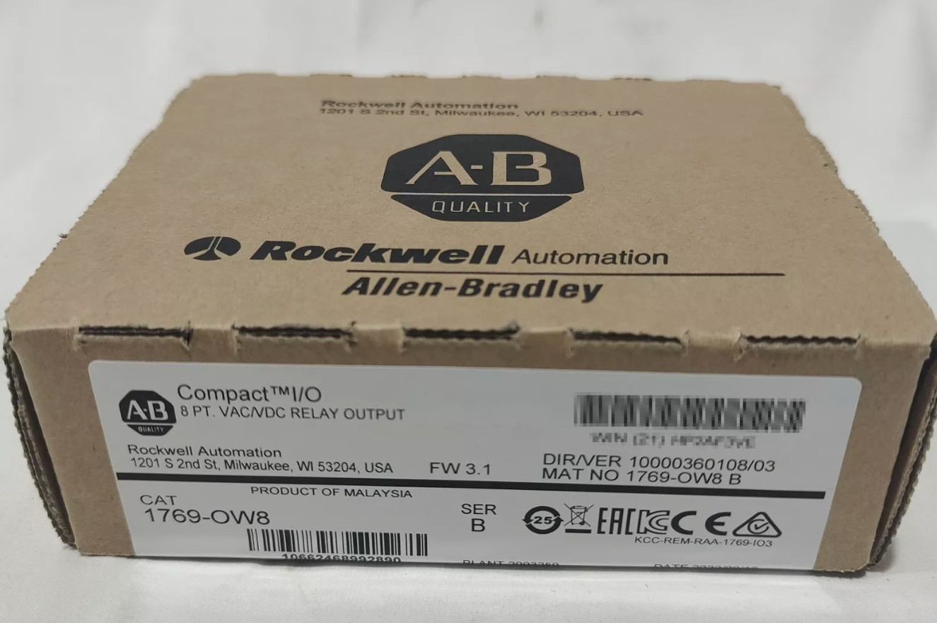 New Genuine New In Box AB 1769-OW8 CompactLogix Relay Output Module 1769OW8