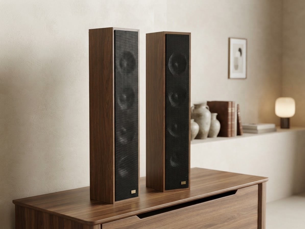 KLEIN+HUMMEL TS-20 Rare Vintage Speakers Fostex FE-103 Working Warranty