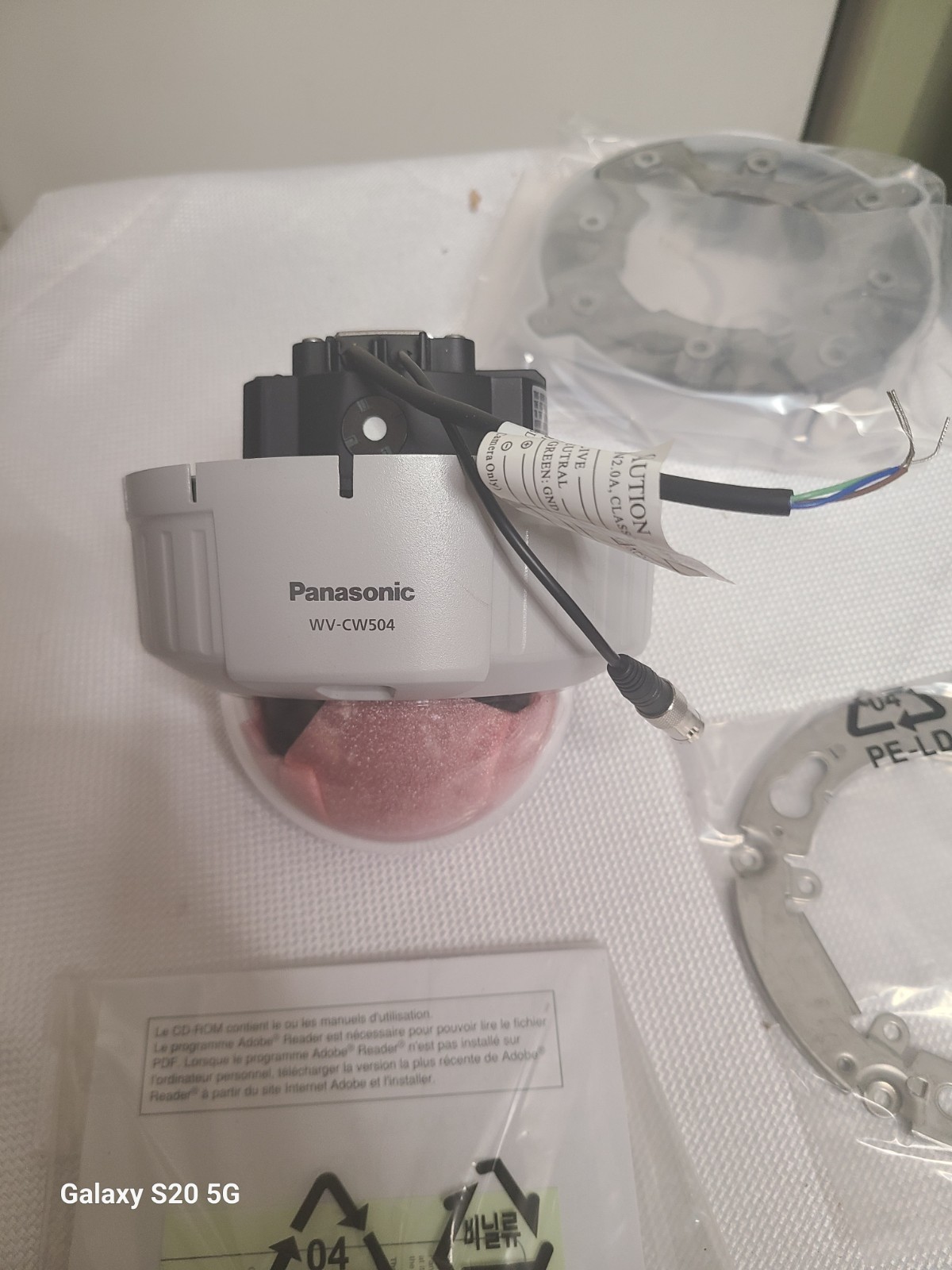 Panasonic WV-CW504S Color Super Dynamic CCTV Network Camera New