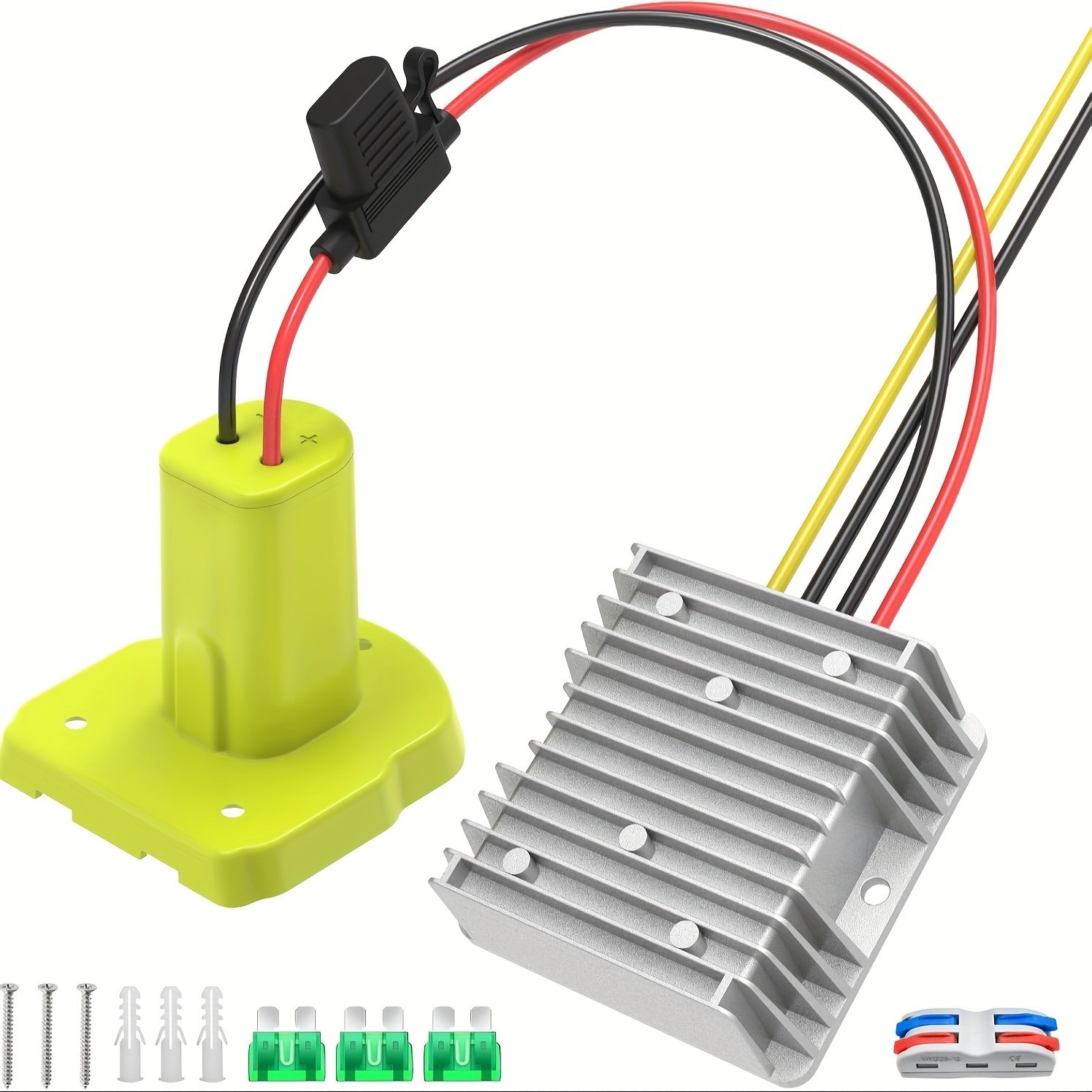 240W Step Down Converter Compatible with Ryobi 18V Battery 240WVoltage Regulator