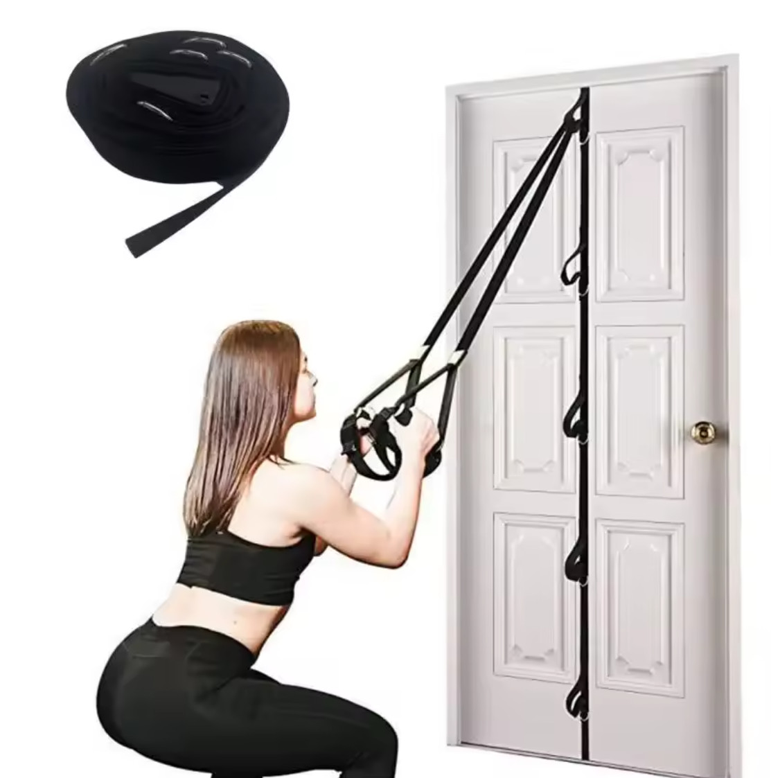 Upgrade Door Anchor Strap for Resistance Bands Exercises Anchor Gym Attachment