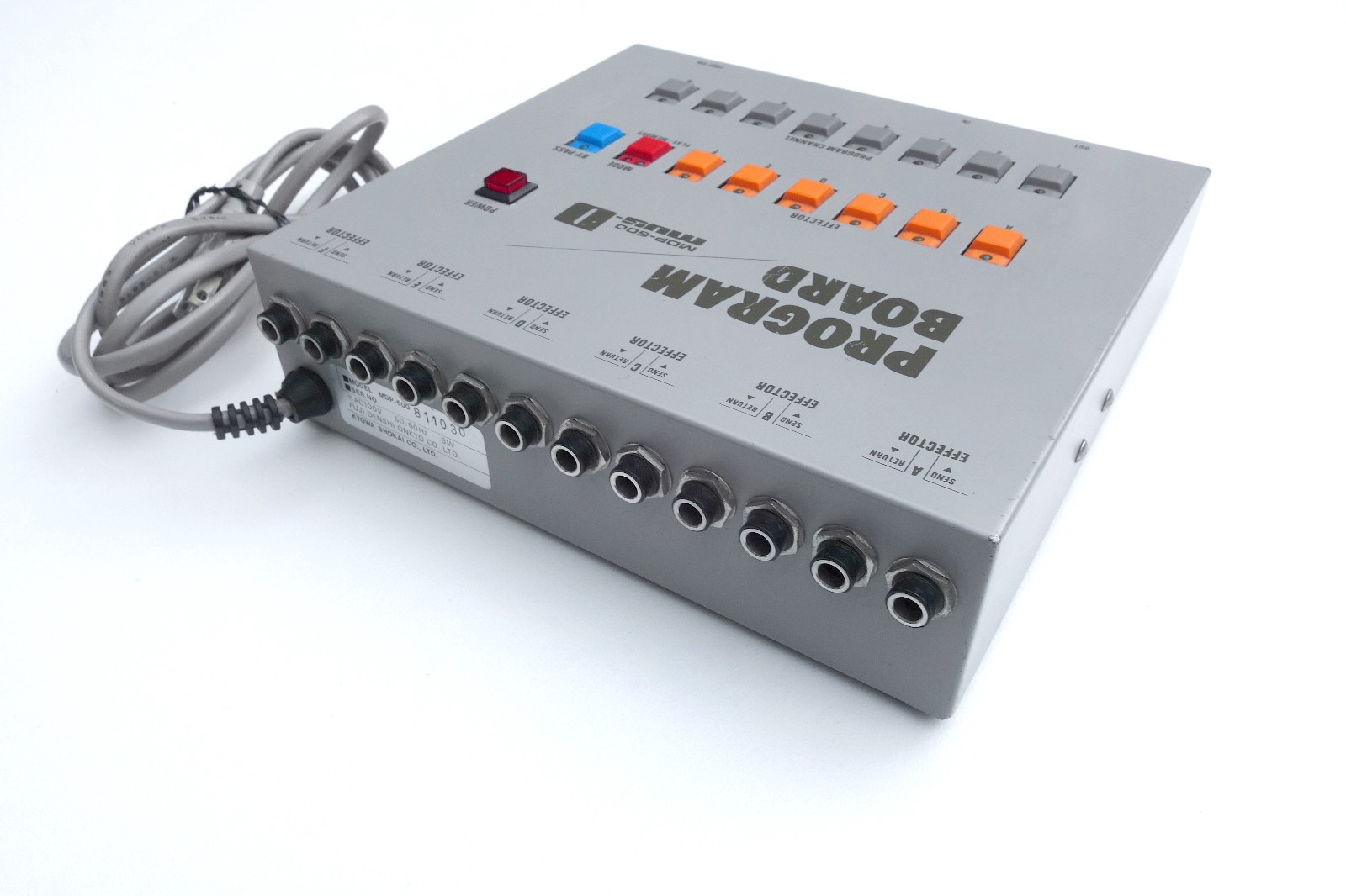 Mus-D MDP-600 Program Board + MDP-600F Foot Switch Effector Pedal Controller