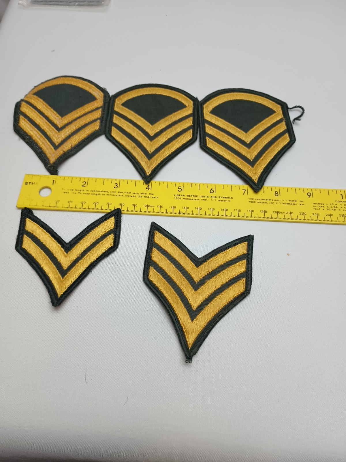 Lot Of 5 Military Sew On Patches