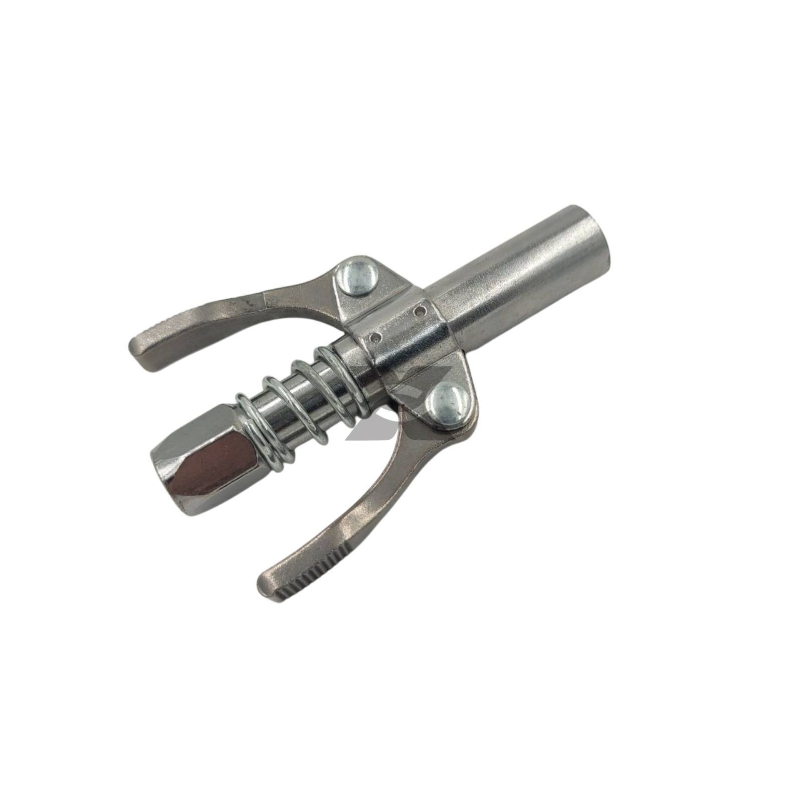 2Pc Quick Release Lock Oil Nozzle Grease Coupler Double Handle High Pressure