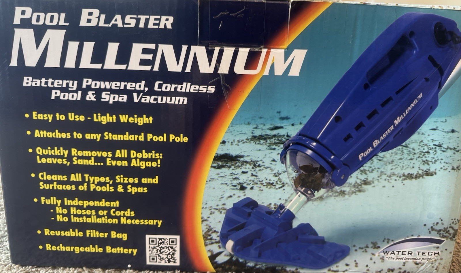 Pool Blaster Milleninium Cordless Pool Vacuum Battery Powered In Box Excellent