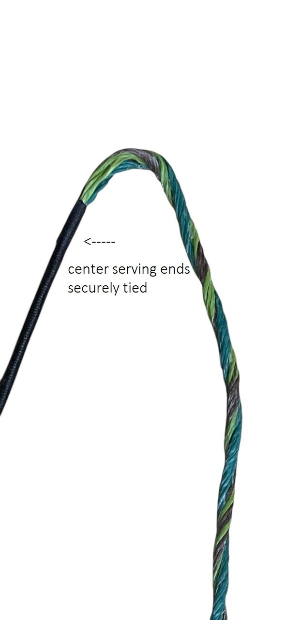 Flemish Twist Bowstring / NEW TRI-COLOR SERIES / B55 / CHOOSE STRING LENGTH!