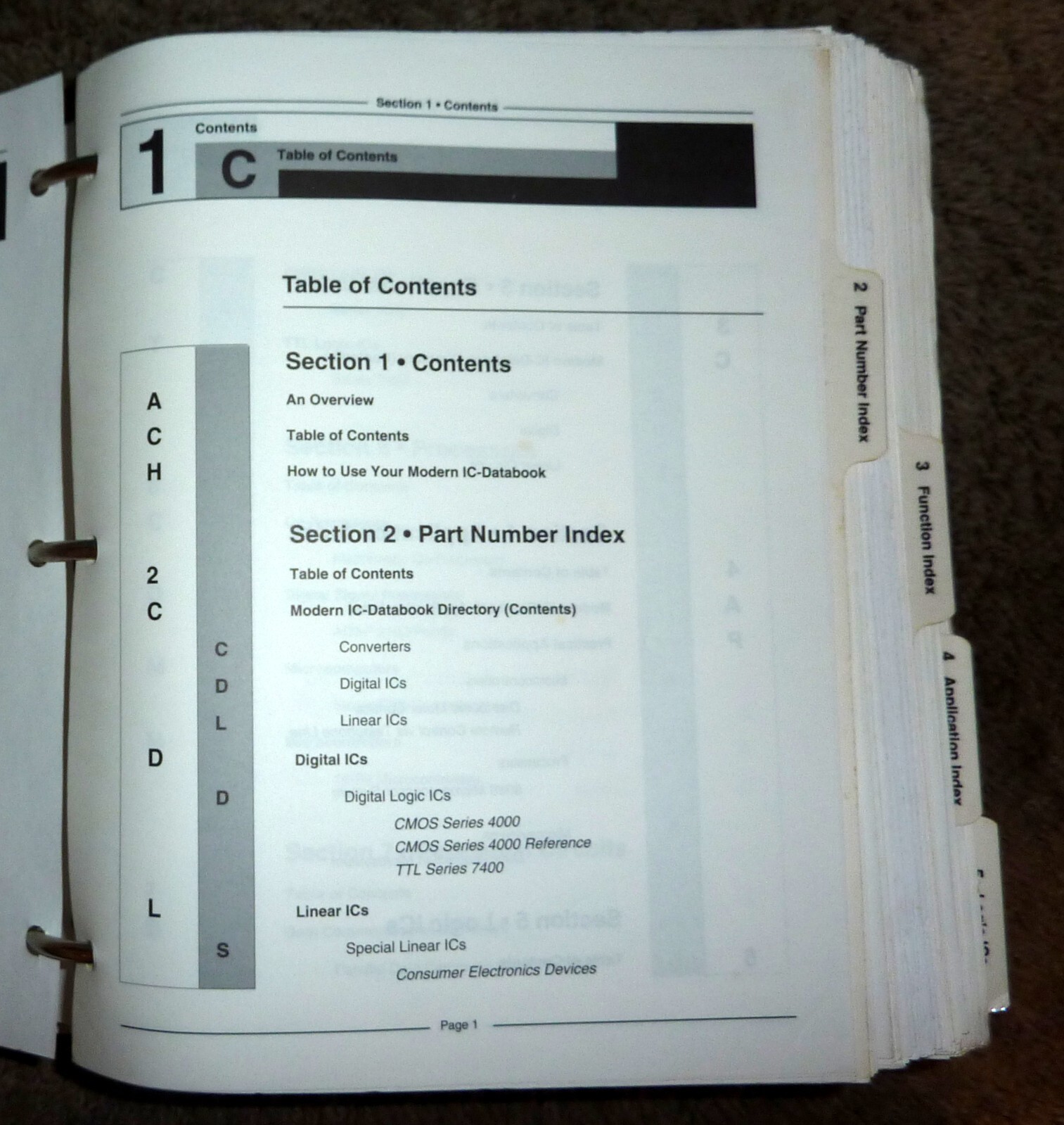 The Modern IC Databook in Large Binder WEKA 1991