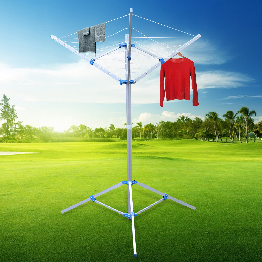 60 inch Modern Clothes Line Rotary Outdoor Laundry Dryer Garden Drying Rack