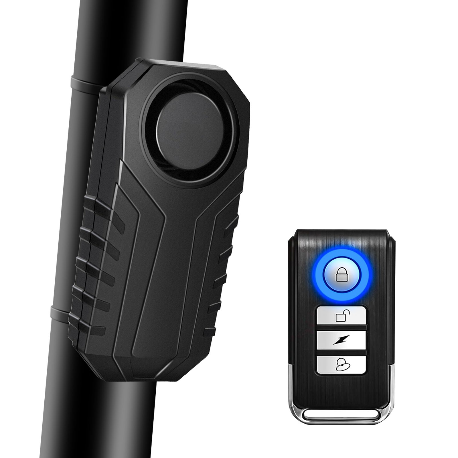 Wireless Anti-theft Vibration Motorcycle Bike Security Alarm Remote Loud 113dB