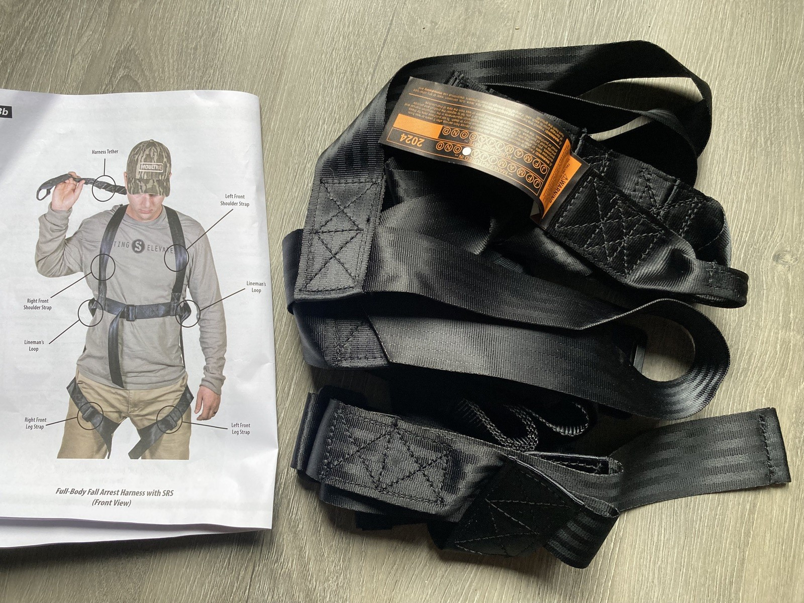 Summit Deer Hunting Tree Stand BODY HARNESS SU18226 w/ INSTRUCTIONS- NEW ITEM!!