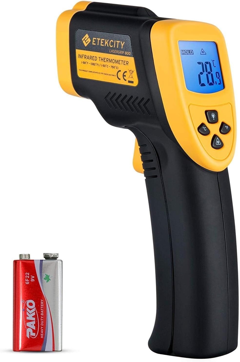 Versatile Non-Contact Infrared Thermometer: Perfect for Cooking & DIY Projects