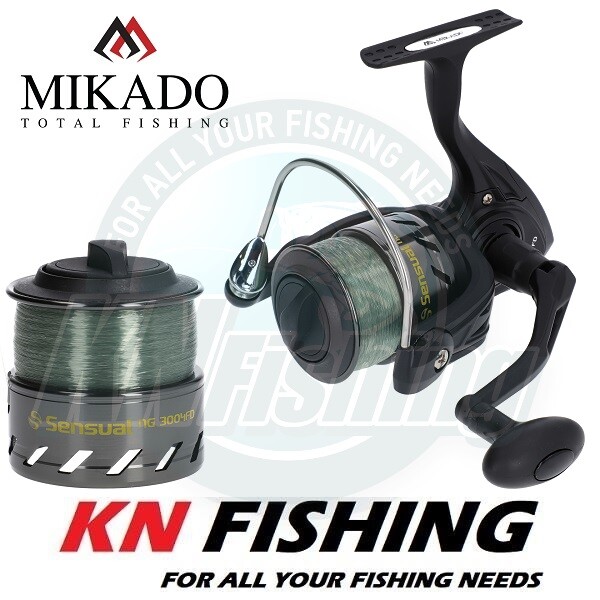 MIKADO SENSUAL NG Spinning Fishing Reel 3004FD Line 0.22