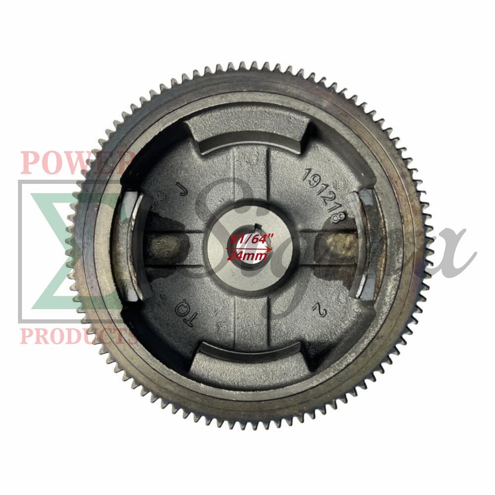 Flywheel with Gear for Electric Start Upgrade for Predator 301cc 8HP Engine