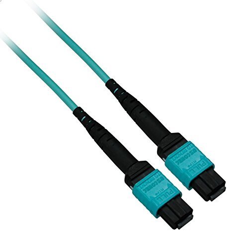 MTP 10Gb 50/125 OM3 Multimode Fiber Cable Plenum OFNP 12 Fiber 10M F/F Type A