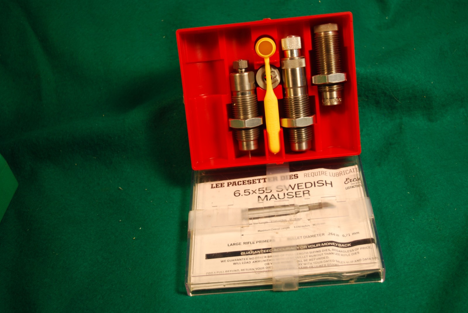 LEE PRECISION PACESETTER RELOADING DIE SET FOR 6.5X55 SWEDISH MAUSER
