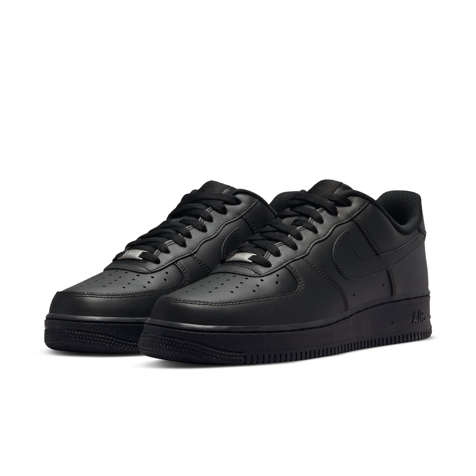MENS NIKE AIR FORCE 1 '07 CW2288-001 BLACK/BLACK SNEAKER ATHLETIC NEW-SIZE 6