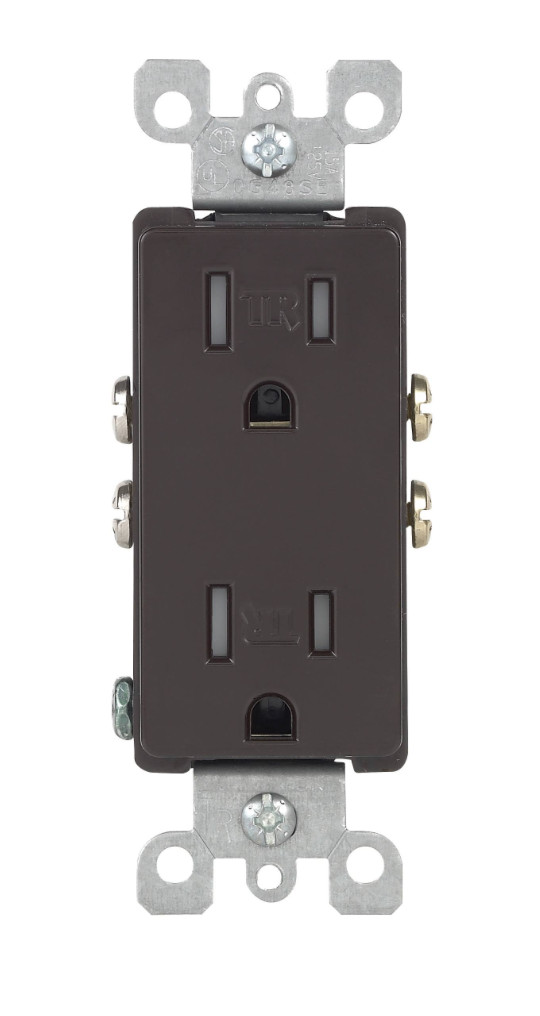 Leviton T5325  15 Amp Brown Decora Duplex Receptacle 1 Pack Of 10 PCS