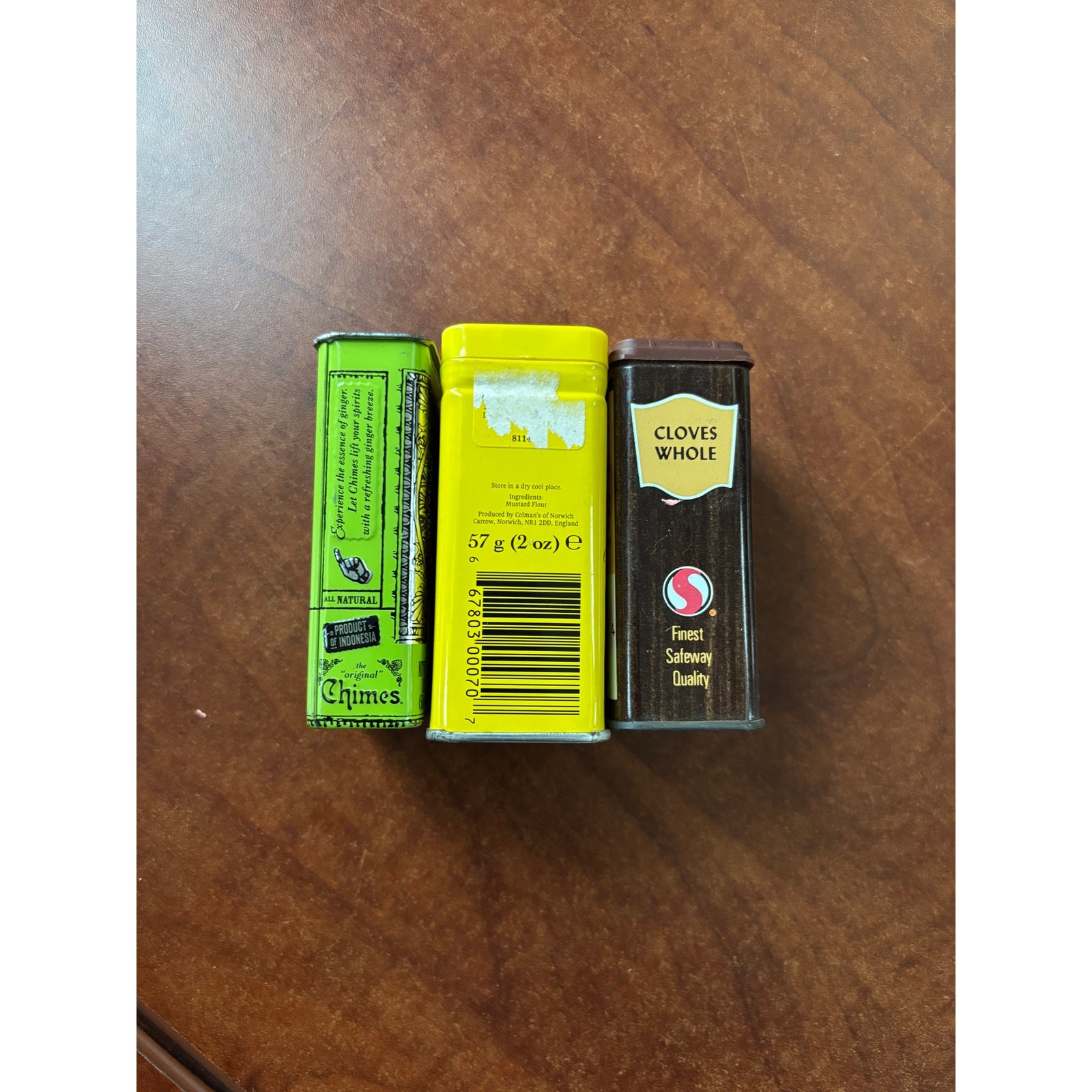 Collectible Tin metal container bundle