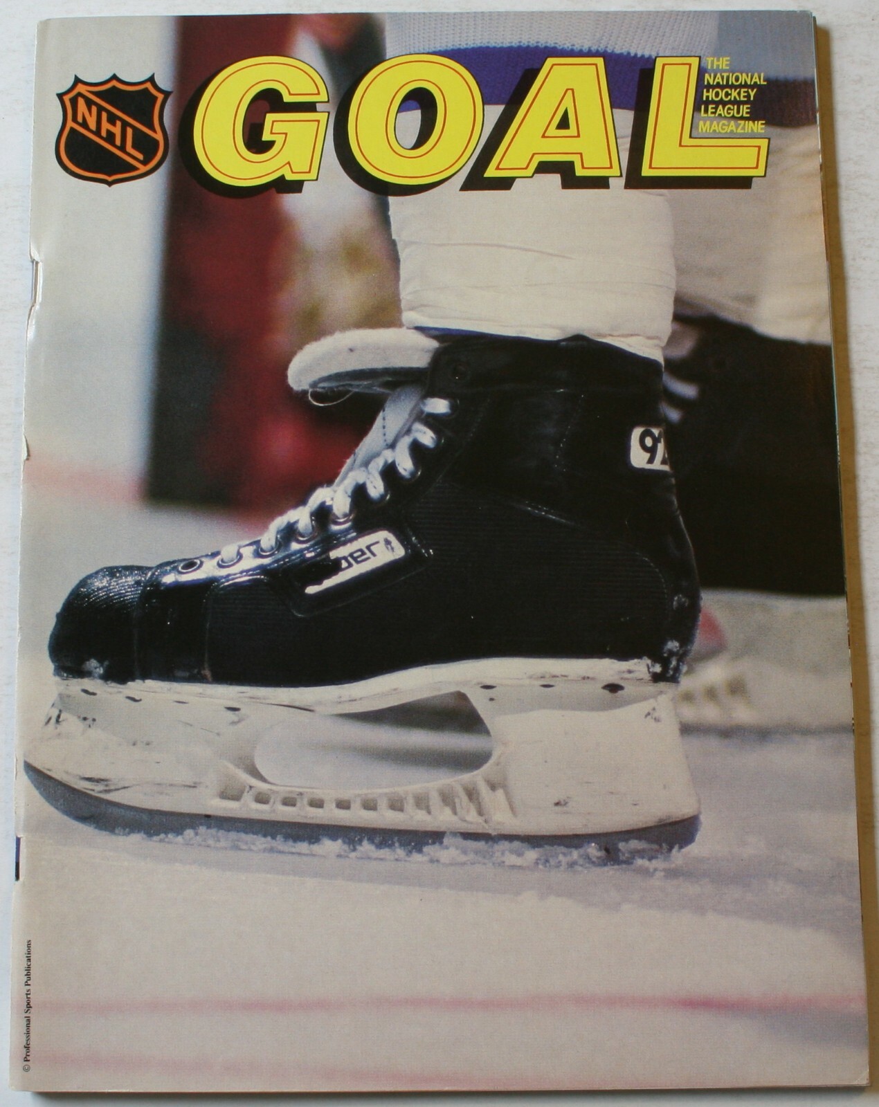 1988-89 Chicago Blackhawks vs New York Islanders Program Trottier Savard Belfour