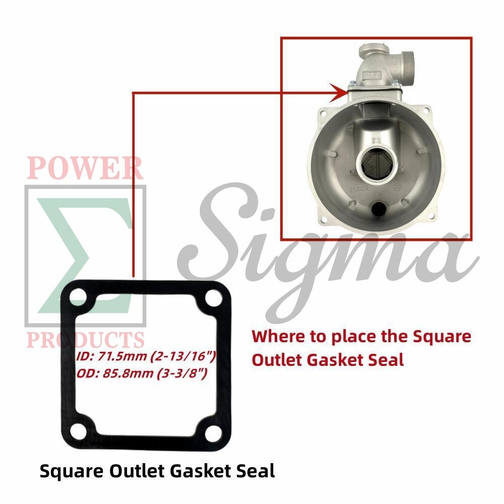 Gasket O-Ring Kit For 2" IN 212cc Pacific HydroStar 61986 68375 69774 Water Pump