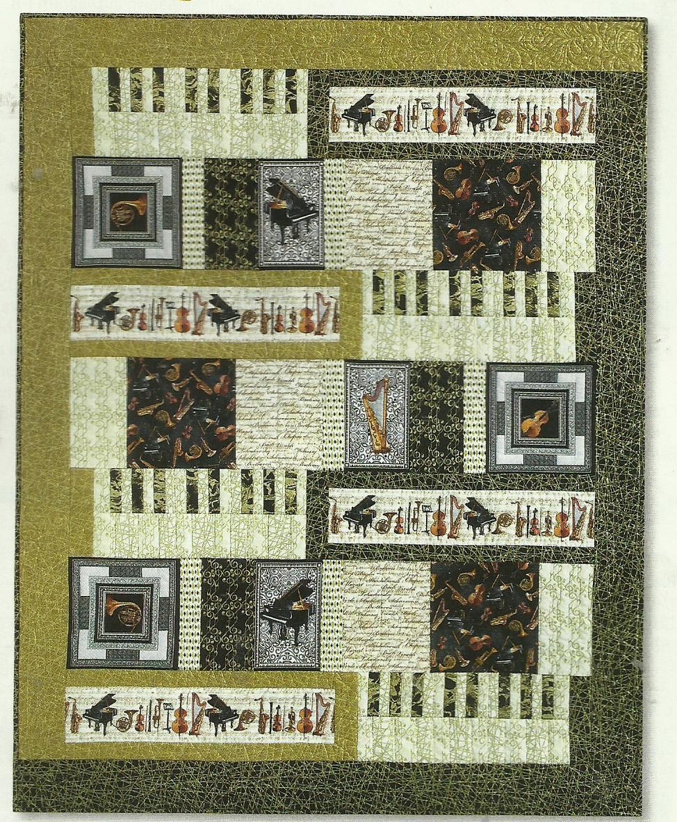 D0120 SYMPHONY IN B QUILT PATTERN/INSTRUCTIONS