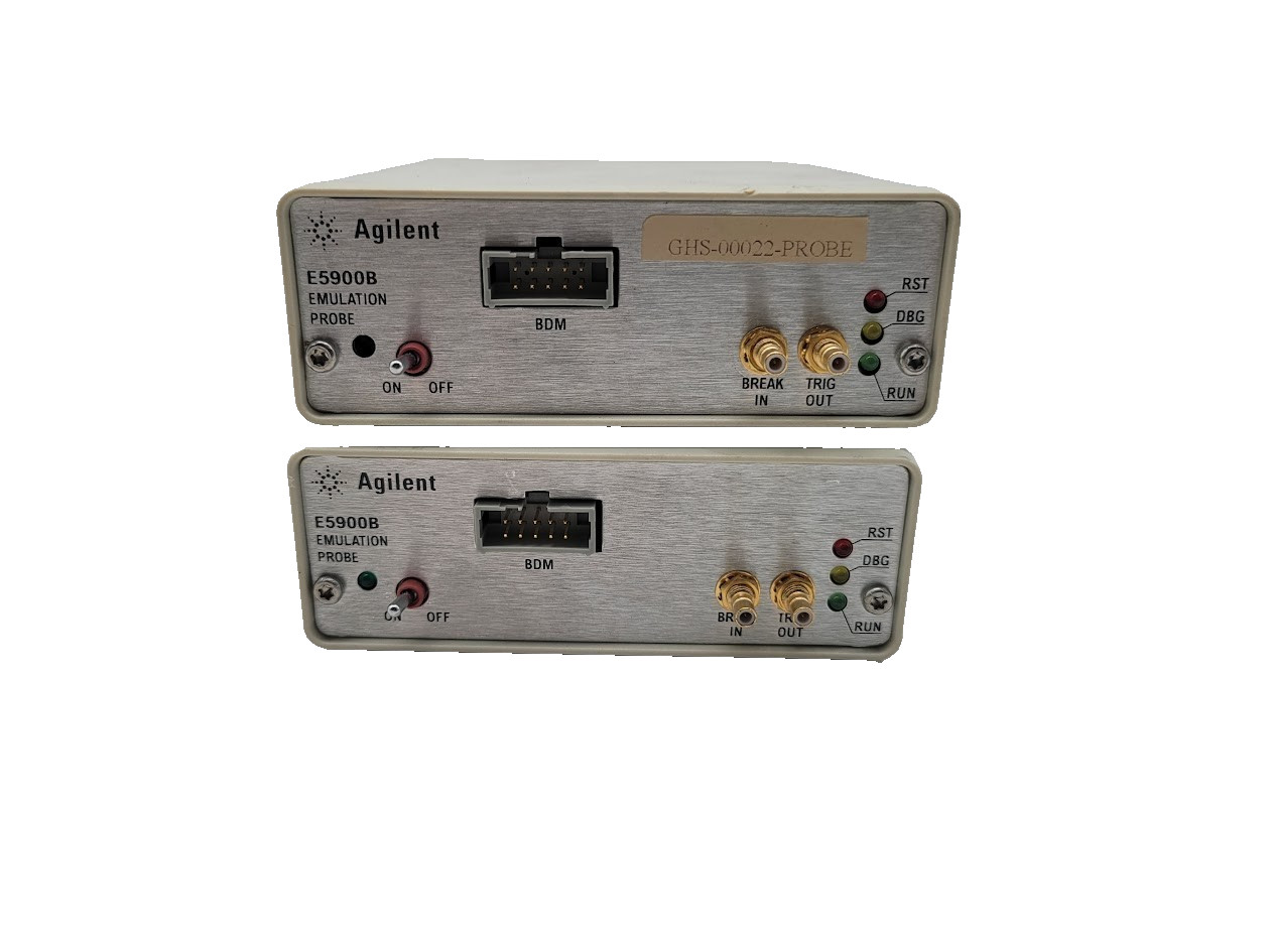 2X Agilent E5900B Emulation Probe BDM JTag Emulation Module Electrical Interface