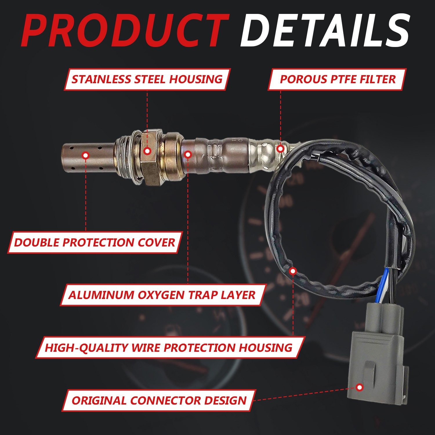 NEW Downstream 02 Oxygen O2 Sensor for 1995-1999 Mitsubishi Eclipse 2.0L