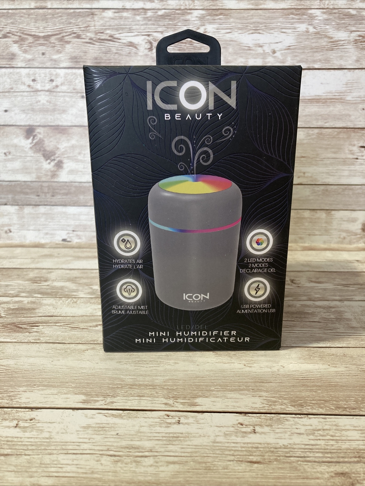 Icon Beauty Mini Humidifier NEW Led LightsUSB Powered