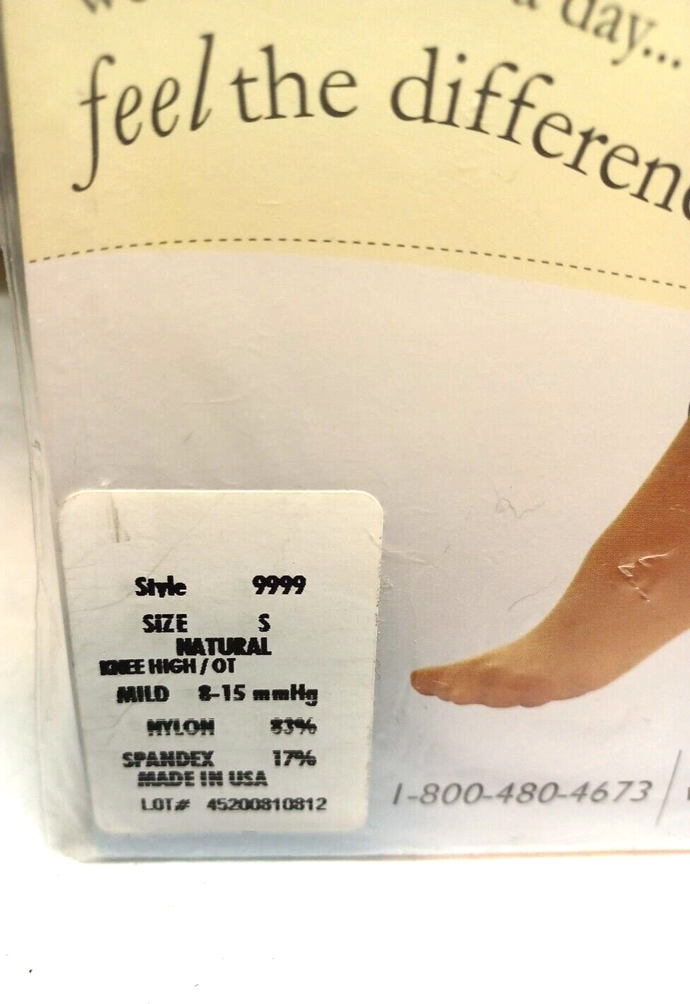JUST COMFORT Graduated Compression Hi Knee & Thigh Christmas Mild 8-15 mmHg
